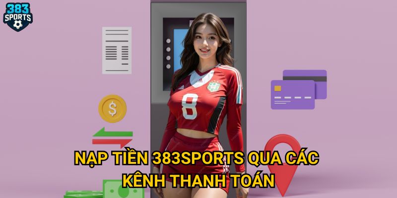 Phương thức nạp tiền nào tại 383sports được ưa chuộng nhất? 2 Nạp tiền 383sports qua các kênh thanh toán