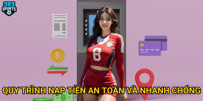 Phương thức nạp tiền nào tại 383sports được ưa chuộng nhất? 3 Quy trình nạp tiền an toàn và nhanh chóng